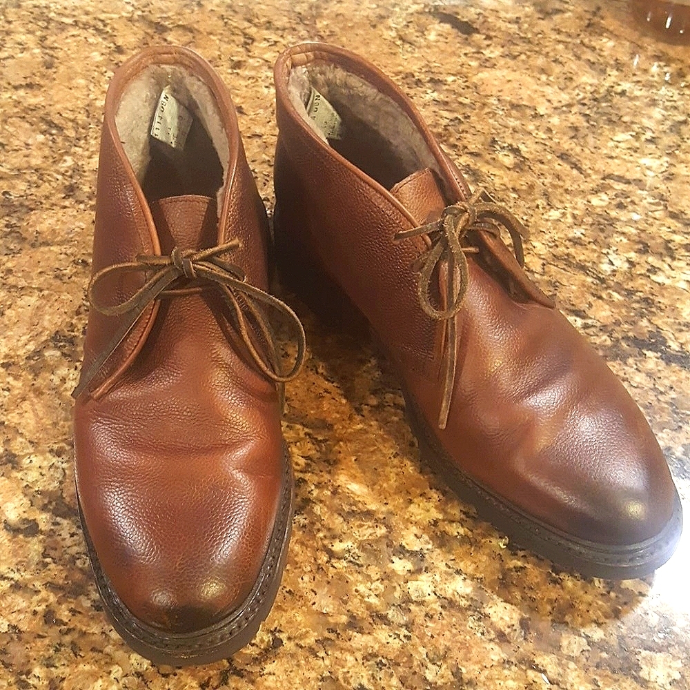 Frye Shearling Lined Leather Chukka Boot 9D